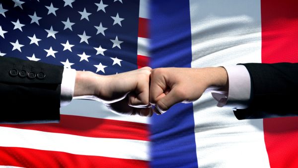Trump earlier pledged a “substantial” retaliation against France, threatening to introduce tariffs on French wine and blasting Macron’s “foolishness”.
