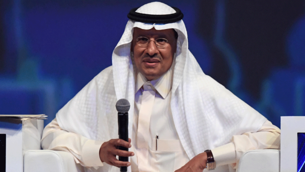 Saudi Arabia's Energy Minister Prince Abdulaziz bin Salman speaks during the opening ceremony of the 24th World Energy Congress (WEC) in the UAE capital Abu Dhabi on September 9, 2019. In his first comments since being appointed by his father King Salman, the minister signalled no major change in approach in Saudi Arabia, the de facto leader of OPEC which pumps about a third of the cartel's oil.