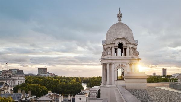 St James’s Park views from one of the turrets of The OWO. Middle Eastern Property Investors Can Now Own a Piece of British History as Homes at the Former Old War Office Come to Market