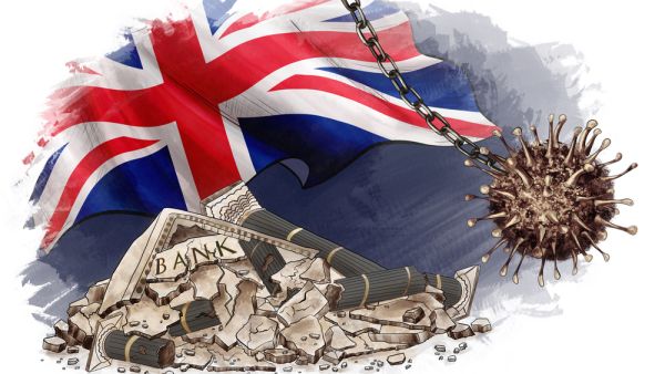 Britain has suffered Europe’s highest death toll from COVID-19, with more than 42,000 fatalities. (Shutterstock) UK GDP Plummets by 19.8% in Q2 2020