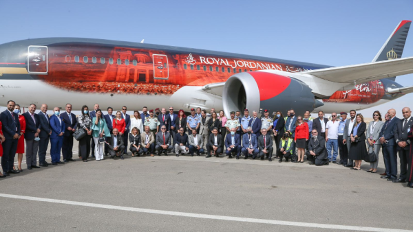 RJ Takes the Initiative to Project Jordan by Placing Petra-inspired Livery on Its 787