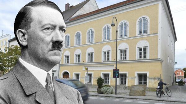 Adolf Hitler's birth house in Braunau am Inn, Austria, as seen in 2012. Austrian officials said the building will be renovated and turned into a police station.