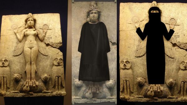 "Sexually explicit" sculpture of Ishtar had it coming