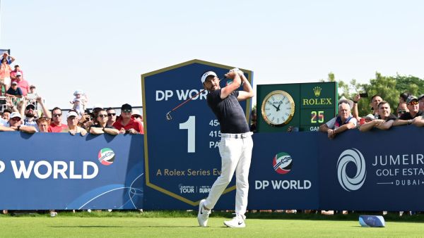 Lorenzo Vera in action at the DP World Tour Championship