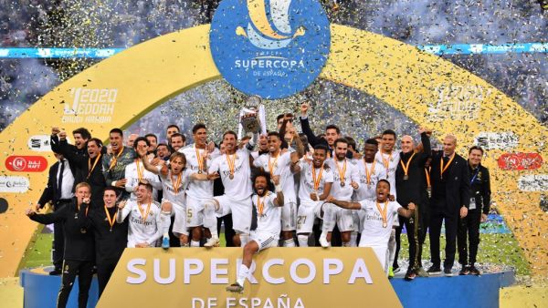  After a frustrating encounter, Sergio Ramos kept his cool to slot in the winning penalty as Real Madrid claimed the Supercopa de Espana. 