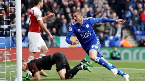 فاردي يقود ليستر للفوز على آرسنال