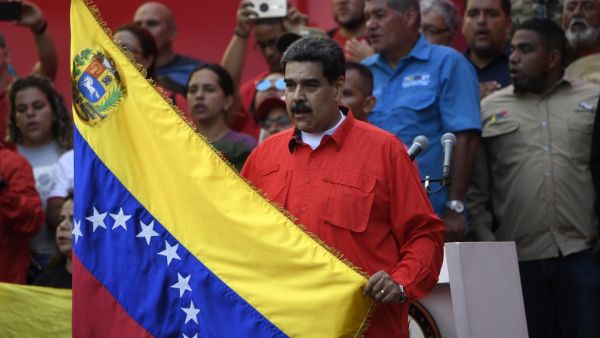 Venezuelan President Nicolas Maduro attends a May Day rally in Caracas on May 1, 2019. (AFP/ File Photo)