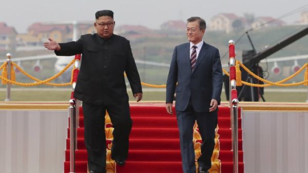 North Korean Leader Kim welcomes South’s Moon in Pyongyang for denuclearisation talks. (AFP/ File)