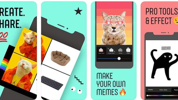 Users can upload their own images and superimpose text and special effects. (Daily Mail)