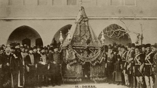 A Hajj caravan about to depart from Damascus. (Supplied/ Arab News)