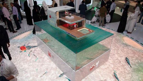 Dubai Police unveiled - what is touted to be - the world's first floating police station at the ongoing Gitex Tech Week 2019. (Twitter)