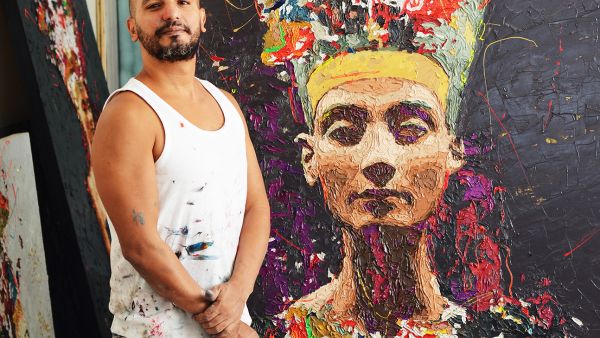 Egyptian artist Hossam Dirar has opened up a new exhibition. (Twitter)