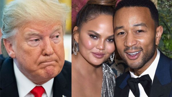 جون ليجند وكريسي تيغان ودونالد ترامب