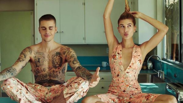 جاستن بيبر وهايلي بالدوين