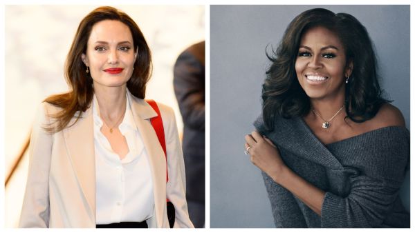 ميشيل أوباما وأنجيلينا جولي