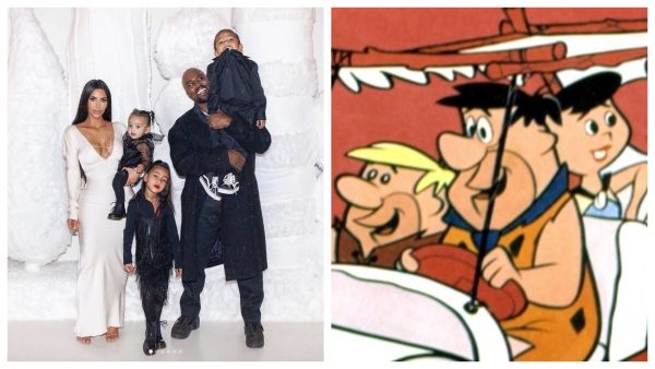 كيم كارداشيان وعائلة فلينستون