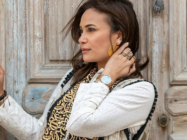 Hind Sabri in a photo session for a Magazine hendsabri Instagram