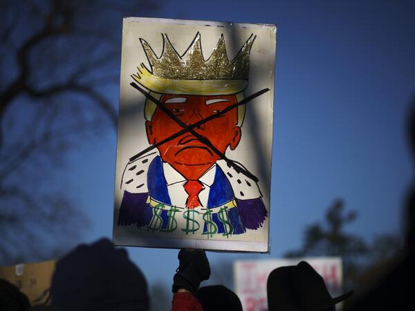 Protesters supporting the impeachment of U.S. President Donald Trump gather outside the U.S. Capitol December 18, 2019 in Washington, DC. Later today the U.S. House of Representatives is expected to vote on two articles of impeachment against Trump charging him with abuse of power and obstruction of Congress. Drew Angerer/Getty Images/AFP