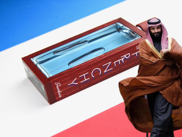 عطر محمد بن سلمان يشعل السوشال ميديا من Guerlain 