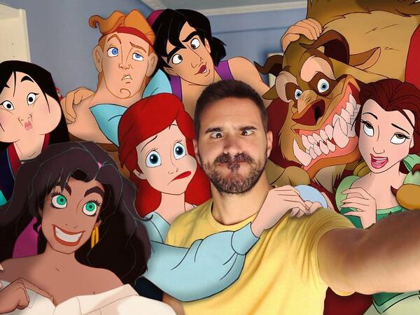 Artist Samuel MB pictures his life with Disney Charachters. (Instagram/ Samuel MB)