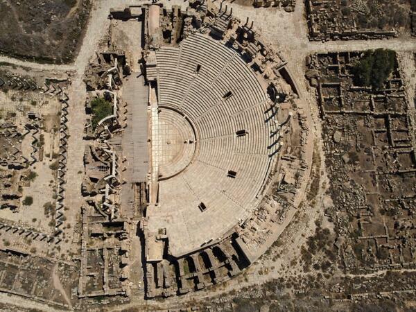 Leptis Magna on the Libyan coast