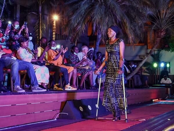 Disabled models breaking taboos on Ivory Coast catwalk