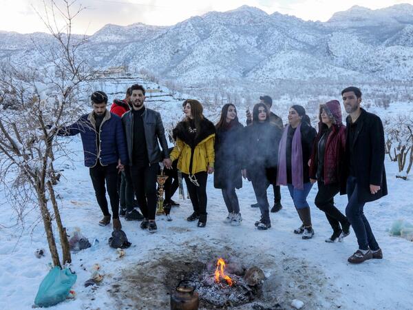 Snow in Kurdistan, Iraq