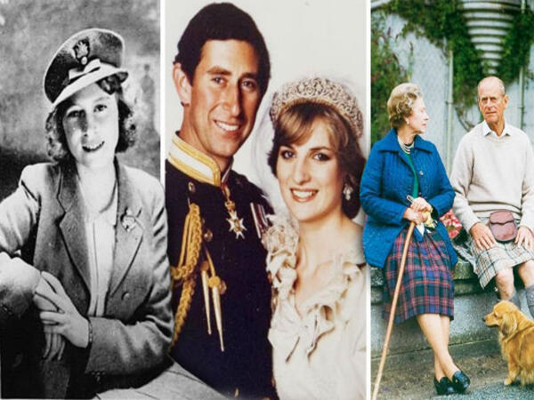 طاقات أعياد العائلة الملكية البريطانية خلال السنوات