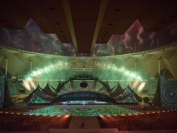 Cirque Du Soleil performs in Riyadh. (Twitter)