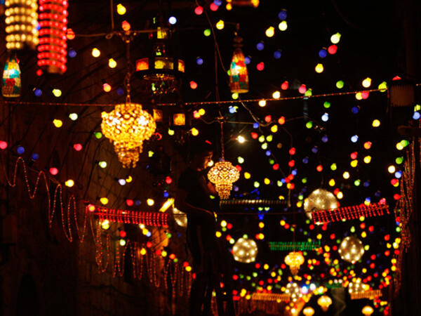 Eid Al Fitr lights 