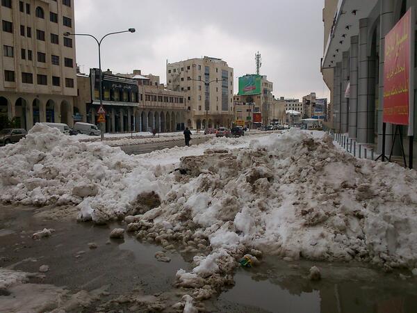 Snow in Amman, Feb 2015 