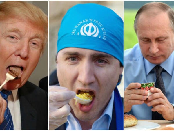 قائمة بالأطعمة المُفضلة لقادة العالم