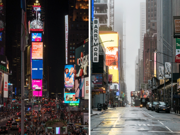 بالصور: مدن سياحية قبل الكورونا وكيف أصبحت في زمن الكورونا