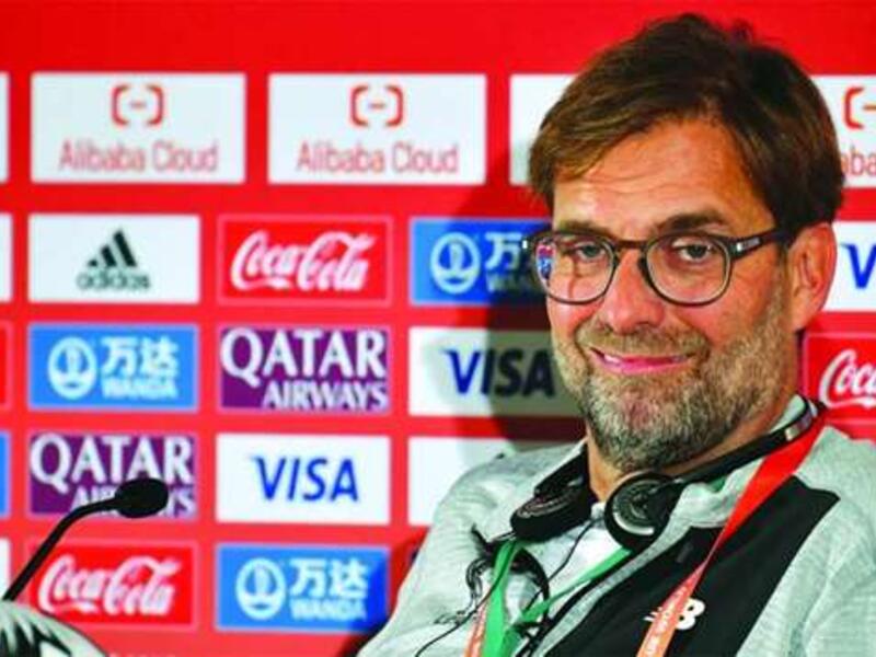 Liverpool FC coach Jurgen Klopp at a press conference (Photo: Gulf Times)