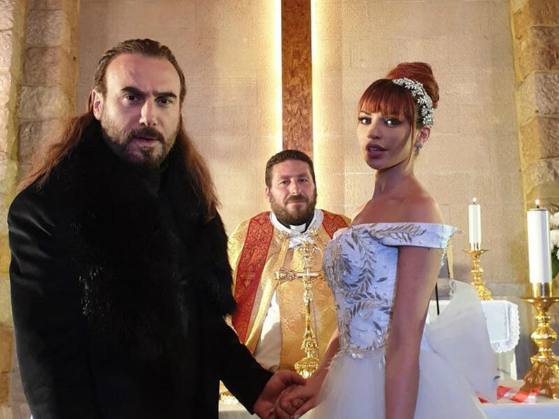 Karen and Waleed in Aswad Source dalidakhalilofficial Instagram