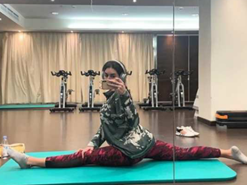 Yasmin Sabri likes to share images while practicing sports with her followers Source yasmine sabri Instagram