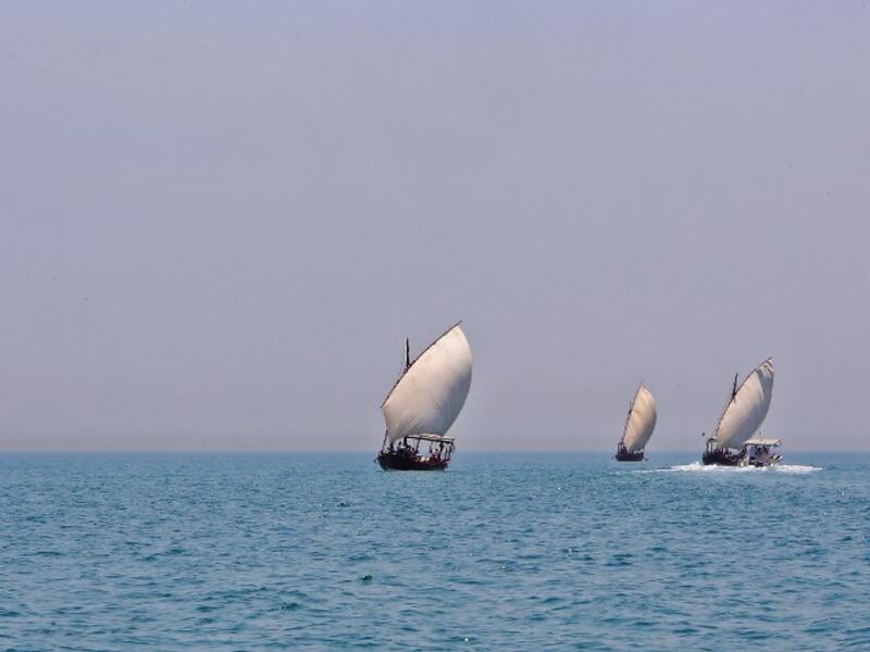 Pearl-diving trips are held annually under the patronage of the Kuwaiti emir in order to keep alive traditions that accompanied the once important national trade of pearl diving, prior to the discovery of oil. Yasser Al-Zayyat / AFP