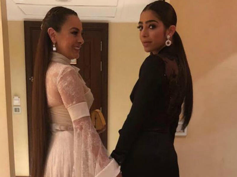 Shreihan announced her marriage to Esaad Youniss ex husband after the birth of her daughter Loloa Source sherihanofficial Instagram