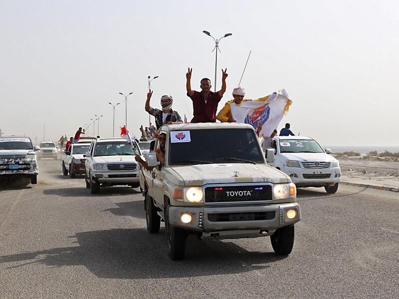 Yemeni Southern separatists supporters demonstrate in the Khormaksar district of Yemen's second city of Aden on August 15, 2019. (AFP/ File Photo)