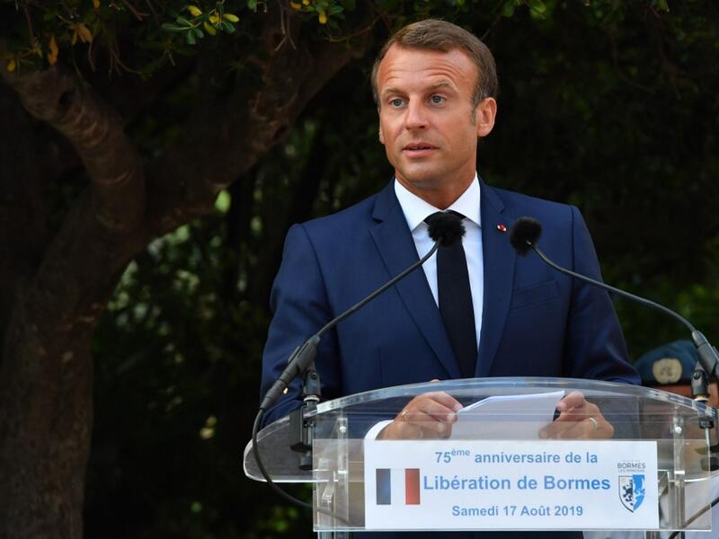 French president Emmanuel Macron (AFP)