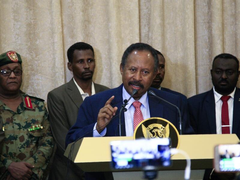 Abdallah Hamdok, speaks after being sworn in as Sudan's interim prime minister in the capital Khartoum on August 21, 2019. (AFP/ File Photo)