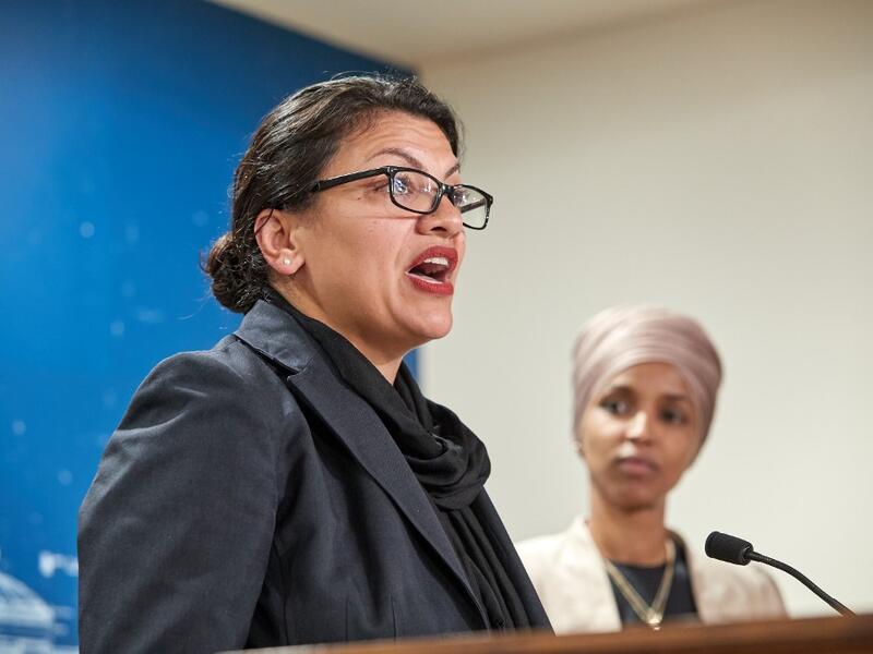 U.S. Reps. Rashida Tlaib (D-MI) and Ilhan Omar (D-MN)  (AFP)