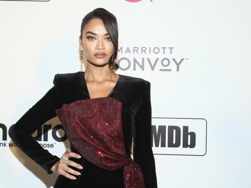 Model Shanina Shaik enjoyed a spot of shopping in Dubai over the weekend AFP