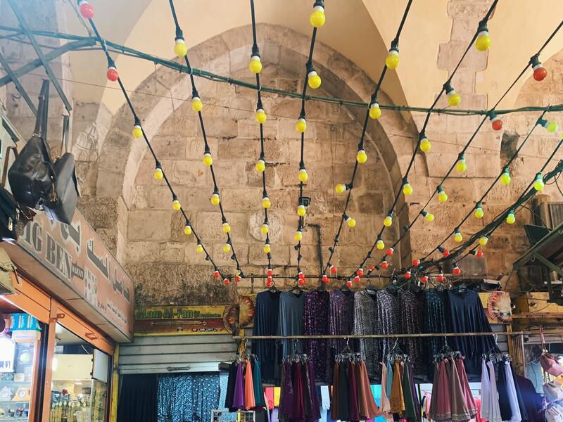 Eid Al-Adha preparations in the old city, Jerusalem. (Twitter)