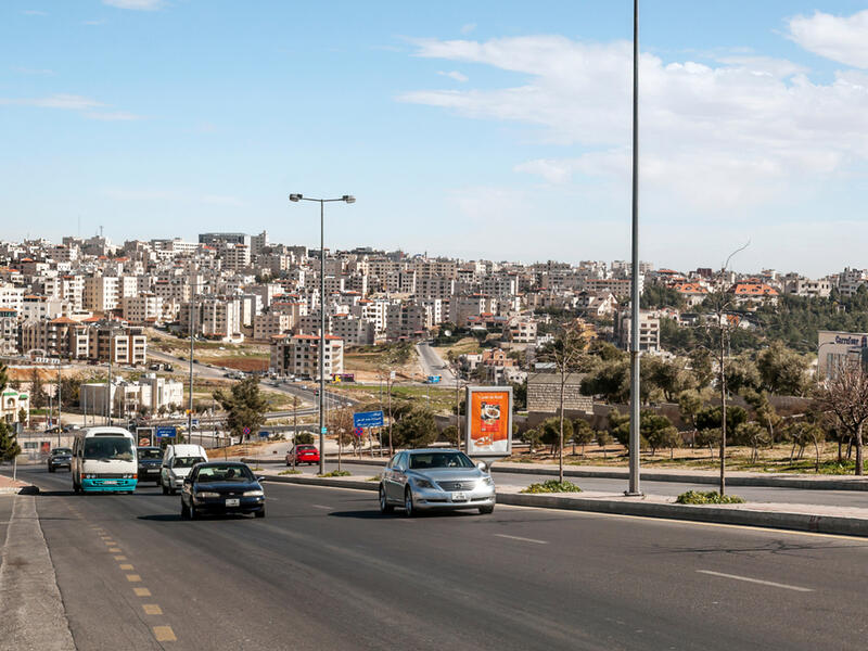 Road with cars in the capital of Jordan, Amman (Shutterstock)	