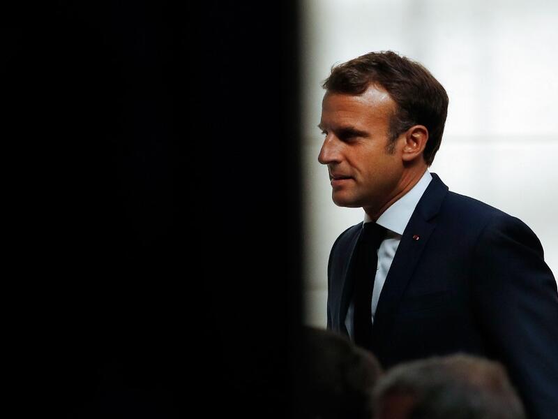 French President Emmanuel Macron (AFP)