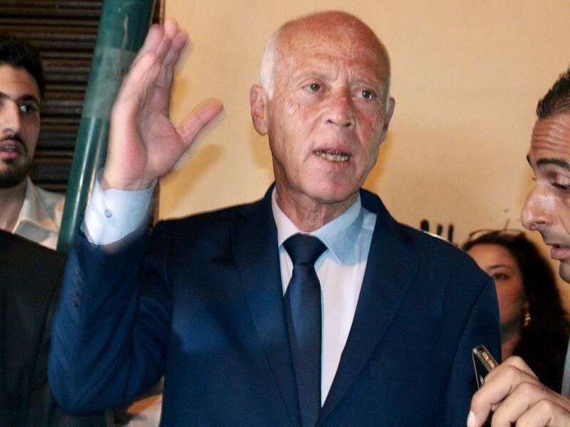 Tunisian presidential candidate Kais Saied  (AFP)
