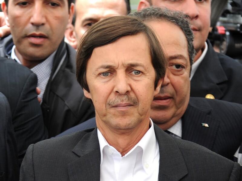 Said Bouteflika, brother of Algerian President, attends the funeral of late Algerian singer Warda Al-Jazairia, one of the most famous singers in the Arab world, at the El-Alia cemetery in Algiers. An Algerian military court sentenced Saïd Bouteflika, brother of deposed President Abdelaziz Bouteflika, to 15 years in prison for "attacking the authority of the army" and "plotting against the authority of the state", the official agency APS reported on Wednesday. Farouk Batiche / AFP