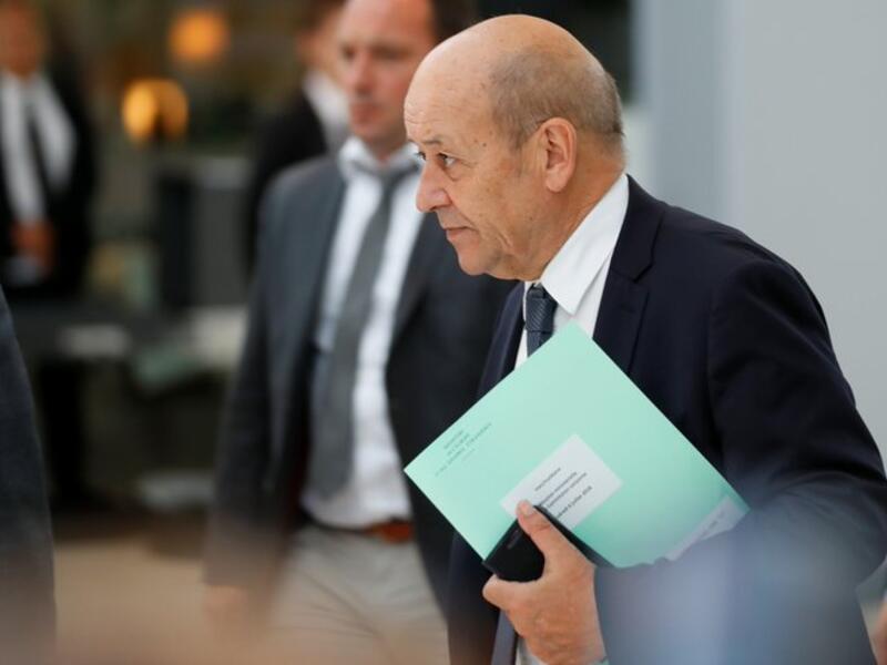 Jean-Yves Le Drian, the French foreign minister (Twitter)