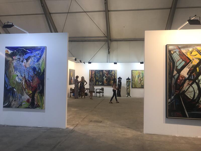 Opening of Beirut Art Fair tonight showing the best of Lebanese & Middle Eastern art and reminding us of the creativity & talent of this country. (Twitter)